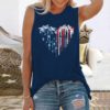 3D Print Vest Women O-Neck Woman Streetwear Sleeveless Tank Tops Off Shoulder Camisole Clothes