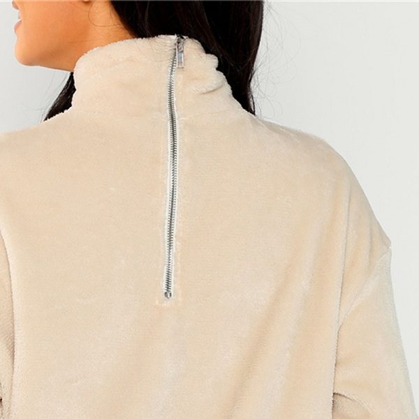 Apricot Modern Lady Elegant High Neck - Image 5