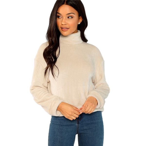 Apricot Modern Lady Elegant High Neck - Image 6