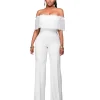 Casual Lace Patchwork Sleeveless One Piece Full Length Jumpsuit - Image 2