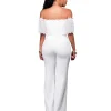 Casual Lace Patchwork Sleeveless One Piece Full Length Jumpsuit - Image 4