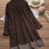 Embroidered Floral Patchwork Dresses - Image 6