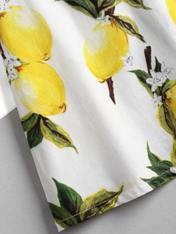 Lemon Ruffle Off The Shoulder Midi Dress - Image 6