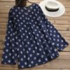 Long Adjustable Sleeve Vintage Blouse - Image 2