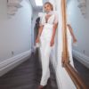 New Sexy Bow Club Party Long Women Jumpsuit Rompers