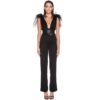 New Sexy Bow Club Party Long Women Jumpsuit Rompers - Image 3