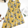Pineapple Palm Asymmetrical Summer Dress - Image 2
