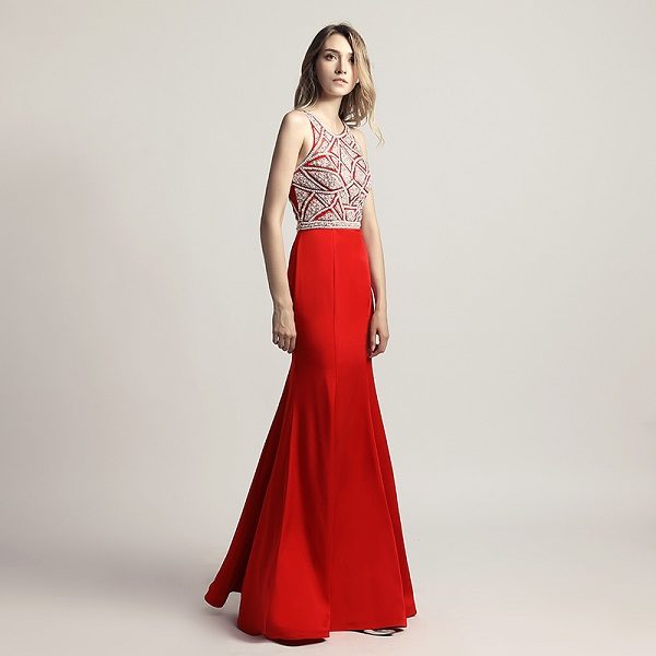 Prom Long Dresses Sleeveless Fashion Women Evening Party Gown