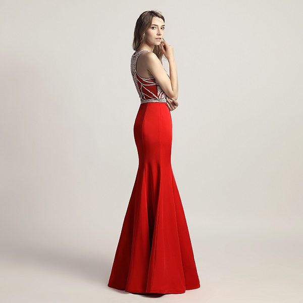 Prom Long Dresses Sleeveless Fashion Women Evening Party Gown - Image 4