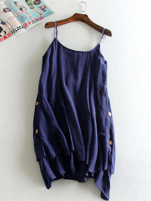 Sexy Spaghetti Strap Loose Tank Tops - Image 5