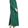 Solid Color Irregular Hem Maxi Dress - Image 7