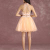 Two Pieces Short Prom Dresses Nude Beading Graduation Dresses - Image 7