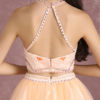Two Pieces Short Prom Dresses Nude Beading Graduation Dresses - Image 9