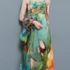 Vintage Print Two Pieces Set Dresses - Image 4