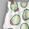 Womens Casual Cartoon Avocado Print Tee and Elastic Waist Shorts Set - Image 8