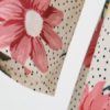 Women's Sweet Long Sleeve Floral Pattern Aline Dress - Image 4