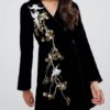 Women's Vintage Aline Embroidery Dress