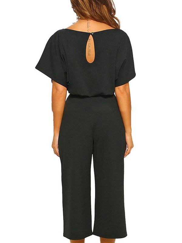 Casual Lace-up Wide Leg Jumpsuits - Image 11