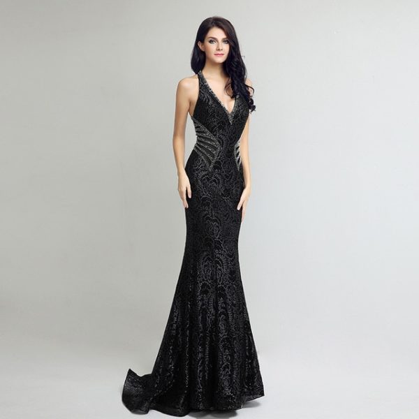 Elegant Gown Design Long Mermaid Evening Dresses - Image 7