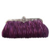 Ruffles Chains Silk Wedding Handbag