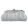 Ruffles Chains Silk Wedding Handbag - Image 9