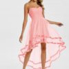 Strapless High Low Party
