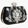 Unique Satin With Crystal/ Rhinestone Clutches - Image 9