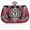 Unique Satin With Crystal/ Rhinestone Clutches - Image 2