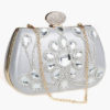 Unique Satin With Crystal/ Rhinestone Clutches - Image 20
