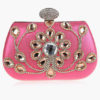 Unique Satin With Crystal/ Rhinestone Clutches - Image 4