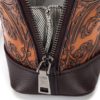 Brenice Genuine Leather Vintage Handbag Embossed Women Shell Shoulder Bag - Image 10