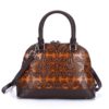Brenice Genuine Leather Vintage Handbag Embossed Women Shell Shoulder Bag - Image 2