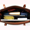 Leather handbags comfortable in front of the Women's oil pocket Cross body bag - Image 3