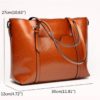 Leather handbags comfortable in front of the Women's oil pocket Cross body bag - Image 6