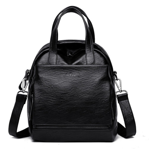 Women Retro Multi functional Soft PU Leather Bags - Image 14