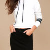 Outerwear Stripes Cotton Hoodies Sweatshirts