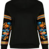 Long Sleeve Round Neck Printed Pullover Sweatshirt - Image 3