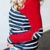 Baseball Jersey Style Stripes Shirt - Image 2