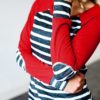Baseball Jersey Style Stripes Shirt - Image 3