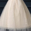 Illusion Neckline A-Line Bridesmaid Dress - Image 4