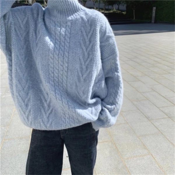 Knitting Wild Fashionable Pullovers Sweater - Image 2