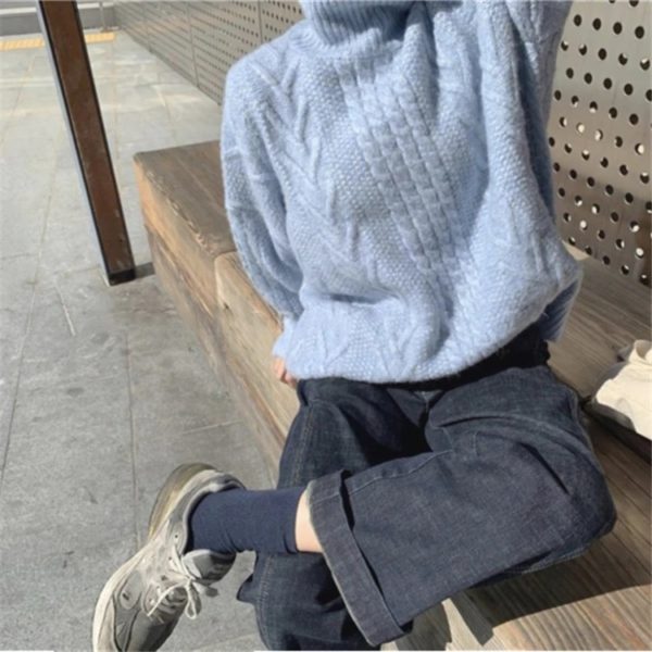 Knitting Wild Fashionable Pullovers Sweater - Image 4