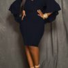 Plus Size Knee Length Dress - Image 6