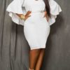 Plus Size Knee Length Dress - Image 4