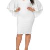 Plus Size Knee Length Dress - Image 3