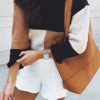 Triple Color Clock Knit Sweater - Image 6