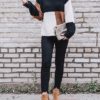 Triple Color Clock Knit Sweater - Image 7
