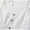 Embroidery Hollow Out Backless Casual Beach Dress - Image 6