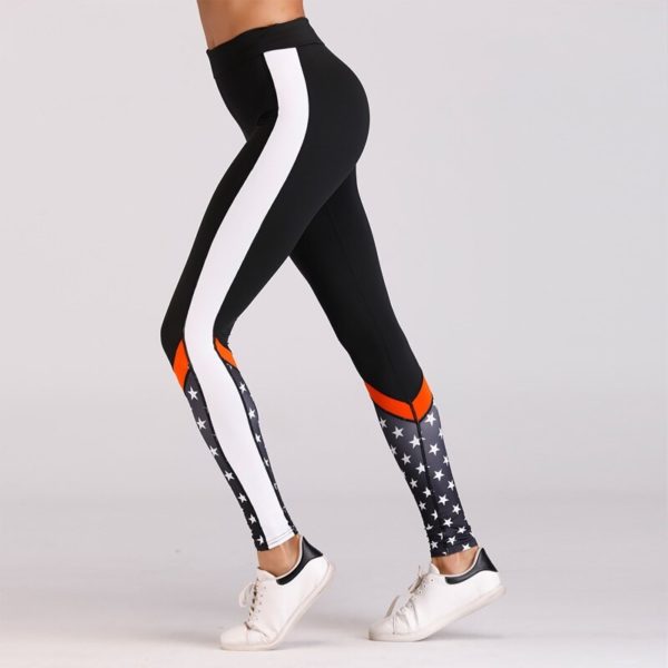 Printed Scrunch Fitness Yoga Leggings - Image 4