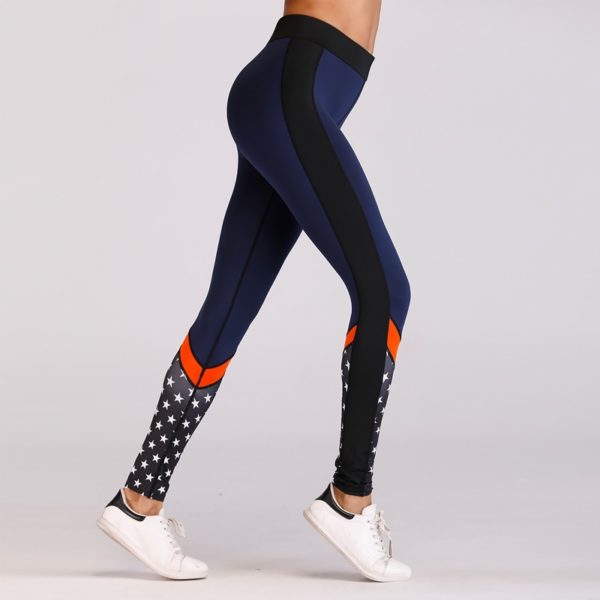 Printed Scrunch Fitness Yoga Leggings - Image 5